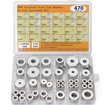 Conjunto de lavadoras Fender Asherxin 470 unidades de aço inoxidável 304