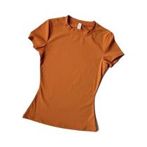 Conjunto De Leggings De Ginástica De Secagem Rápida E Respirável, Top Ativo Slim De Manga Curta E