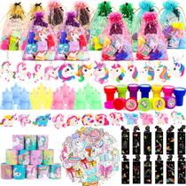 Conjunto de lembrancinhas ANPHILE Unicorn, 134 unidades para meninos e meninas