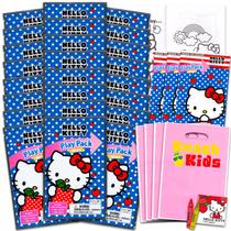Conjunto de lembrancinhas Bendon Hello Kitty com 24 pacotes Grab n Go