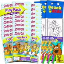 Conjunto de lembrancinhas da Warner Bros Scooby Doo com 24 pacotes de jogos