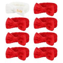 Conjunto de lembrancinhas de despedida de solteira, bandanas de spa, noiva e dama de honra Conjunto de lembrancinhas de despedida de solteira, bandanas de spa, noiva e dama de honra