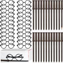 Conjunto de lembrancinhas de festa, 72 peças Wizard Wand, lápis, óculos para crianças