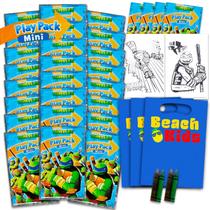 Conjunto de lembrancinhas de festa Beach Kids Teenage Mutant Ninja Turtles