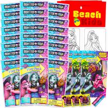 Conjunto de lembrancinhas de festa Bendon Monster High Mini para crianças e meninas x24