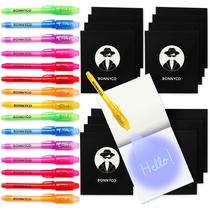 Conjunto de lembrancinhas de festa BONNYCO Invisible Ink Pen com caderno x16