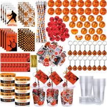 Conjunto de lembrancinhas de festa Colarr Basketball, 195 unidades para aniversário