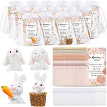 Conjunto de lembrancinhas de festa Fumete 36 Bunny Hug com cartão Cupcake Topper Conjunto de lembrancinhas de festa Fumete 36 Bunny Hug com cartão Cupcake Topper