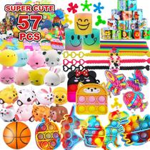 Conjunto de lembrancinhas de festa HAICORO 103 unidades para crianças com brinquedos Pop Fidget Conjunto de lembrancinhas de festa HAICORO 103 unidades para crianças com brinquedos Pop Fidget