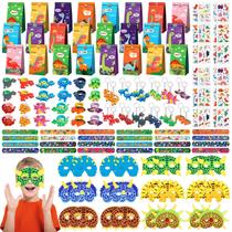Conjunto de lembrancinhas de festa INNOCHEER Dinosaur Birthday, pacote com 24 unidades para crianças Conjunto de lembrancinhas de festa INNOCHEER Dinosaur Birthday, pacote com 24 unidades para crianças