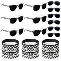 Conjunto de lembrancinhas de festa, óculos de sol Race Car, pulseiras, 24 unidades Conjunto de lembrancinhas de festa, óculos de sol Race Car, pulseiras, 24 unidades