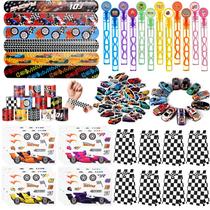 Conjunto de lembrancinhas de festa Vanblue Race Car 110 unidades para aniversário de crianças Conjunto de lembrancinhas de festa Vanblue Race Car 110 unidades para aniversário de crianças
