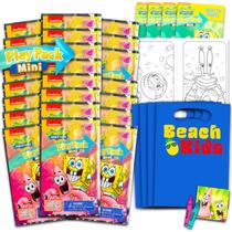Conjunto de lembrancinhas de festa Viacom Spongebob Squarepants Kids 24 unidades
