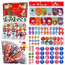 Conjunto de lembrancinhas de Natal, 171 unidades para crianças YMGN