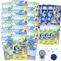Conjunto de Lembrancinhas Disney Bluey para Festa - 24 Pacotes de Atividades