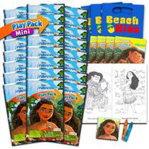 Conjunto de lembrancinhas Disney Moana 24 Grab n Go Play Packs para meninas