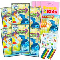 Conjunto de lembrancinhas Disney Pixar Inside Out com adesivos e giz de cera