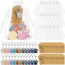 Conjunto de lembrancinhas Ecation Dog Paw 74 unidades para aniversário de cachorros
