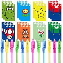 Conjunto de lembrancinhas Jiaoohoo Super Bros com caneta de tinta invisível