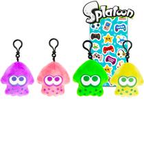 Conjunto de lembrancinhas Nintendo Splatoon Inkling, pacote com 4 chaveiros