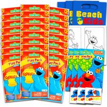 Conjunto de lembrancinhas para crianças Cookie Monster com 24 pacotes Conjunto de lembrancinhas para crianças Cookie Monster com 24 pacotes