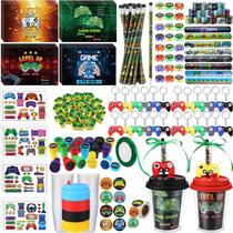 Conjunto de lembrancinhas para festas, videogame Watersay, 110 unidades com copo de 360 ml Conjunto de lembrancinhas para festas, videogame Watersay, 110 unidades com copo de 360 ml