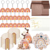 Conjunto de lembrancinhas Tuanse, 130 peças de arco-íris com pulseira, chaveiro