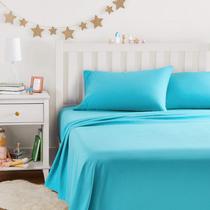 Conjunto de lençóis Amazon Basics Kid's Soft Easy-Wash Microfiber Full Conjunto de lençóis Amazon Basics Kid's Soft Easy-Wash Microfiber Full