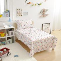 Conjunto de lençóis Amazon Basics Toddler de microfibra de 3 peças Conjunto de lençóis Amazon Basics Toddler de microfibra de 3 peças