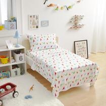 Conjunto de lençóis Amazon Basics Toddler Microfiber de 3 peças para dinossauros Conjunto de lençóis Amazon Basics Toddler Microfiber de 3 peças para dinossauros