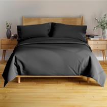 Conjunto de lençóis BAMPURE Queen 100% viscose, bambu, bolso de até 40 cm Conjunto de lençóis BAMPURE Queen 100% viscose, bambu, bolso de até 40 cm