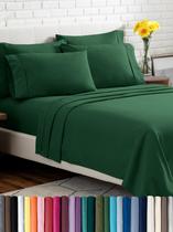 Conjunto de lençóis Bare Home Hotel Luxury Twin XL Forest Green