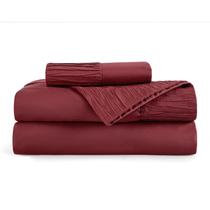 Conjunto de Lençóis Bedsure Queen Size 4 Peças - Microfibra de Poliéster