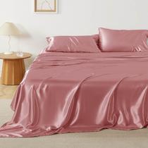 Conjunto de Lençóis Bedsure Satin 4 Peças - Tamanho Queen