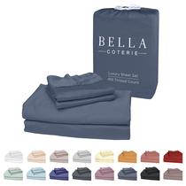Conjunto de lençóis Bella Coterie Luxury Bamboo Viscose Cal King Size