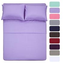 Conjunto de lençóis Best Season Queen Lavender Microfiber 4 peças Conjunto de lençóis Best Season Queen Lavender Microfiber 4 peças
