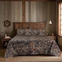 Conjunto de lençóis Boston Linen Company Realtree Max 4 Camo Twin Size Conjunto de lençóis Boston Linen Company Realtree Max 4 Camo Twin Size