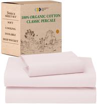 Conjunto de lençóis California Design Den 100% algodão orgânico Twin XL Conjunto de lençóis California Design Den 100% algodão orgânico Twin XL