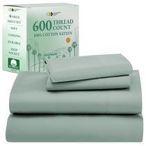 Conjunto de lençóis California Design Den 600TC 100% algodão Queen