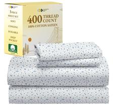 Conjunto de lençóis California Design Den Deep Pocket Twin 400TC Conjunto de lençóis California Design Den Deep Pocket Twin 400TC