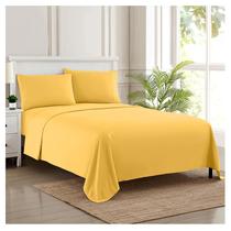 Conjunto de Lençóis California King Sweet Home Collection - Amarelo