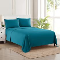 Conjunto de Lençóis California King Sweet Home Collection - Cor Teal