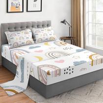 Conjunto de lençóis com elástico WeCozy Queen Size com bolso profundo de 14 polegadas