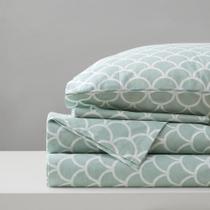 Conjunto de lençóis Comfort Spaces 100% algodão King Scales, 4 peças Conjunto de lençóis Comfort Spaces 100% algodão King Scales, 4 peças