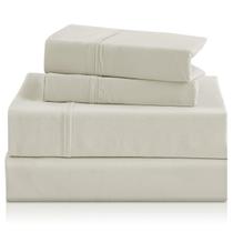 Conjunto de lençóis CozySmile Silky Soft Twin XL 3 peças em marfim