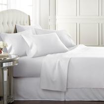 Conjunto de lençóis Danjor Linens Queen Size 6 peças - branco