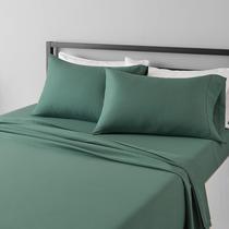 Conjunto de lençóis de cama Amazon Basics Lightweight Microfiber Full