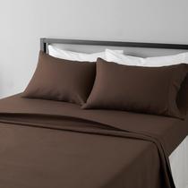 Conjunto de lençóis de cama Amazon Basics Lightweight Microfiber Queen