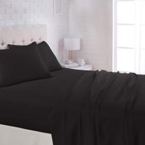 Conjunto de lençóis de cama Amazon Basics Lightweight Microfiber Queen