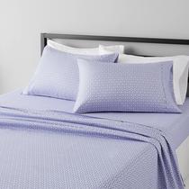 Conjunto de lençóis de cama Amazon Basics Lightweight Microfiber Queen